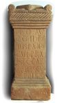 Altar set up by Gaius Cabalius Priscus who may have come from near Verona in northern Italy. Found in 1870.