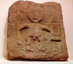 Relief of horned god
