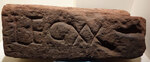 Building stone inscribed with the name of the 20th Legion. This may be one of the earliest inscribed stones in the collection.